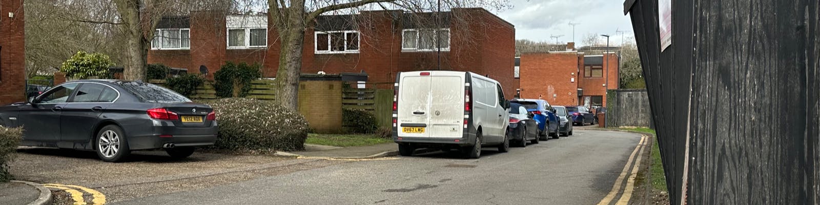 Parking in Rainsford Close