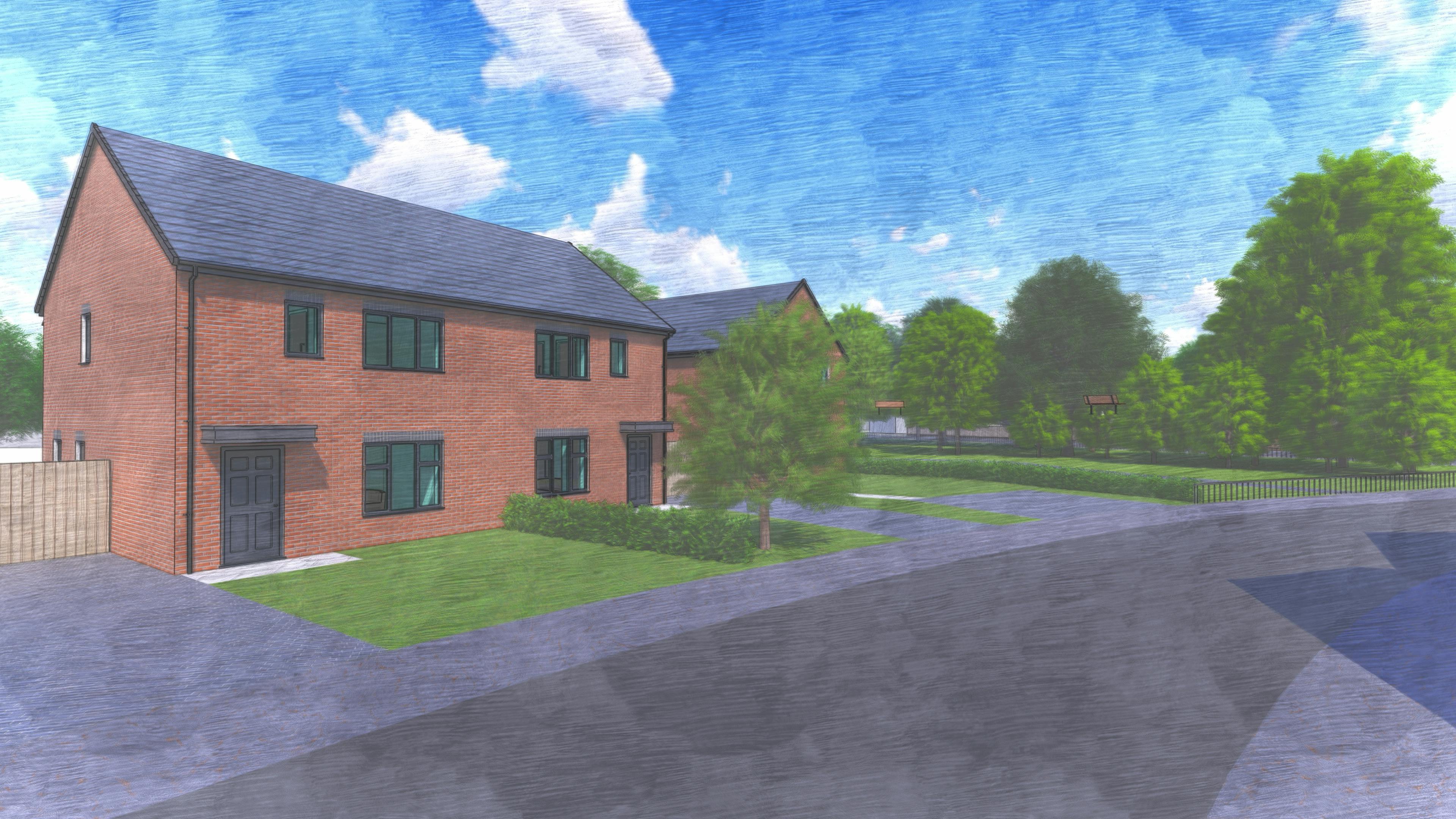 Hough Top Court: Artist's Impression - Views of the proposal looking out towards the existing surrounding greenery.jpg