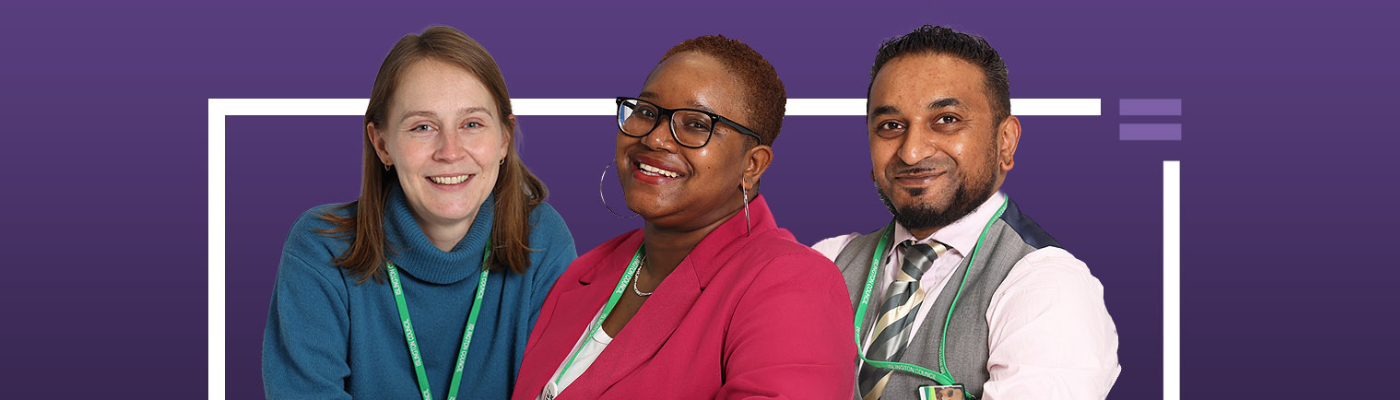 Three members of staff from Islington Council 