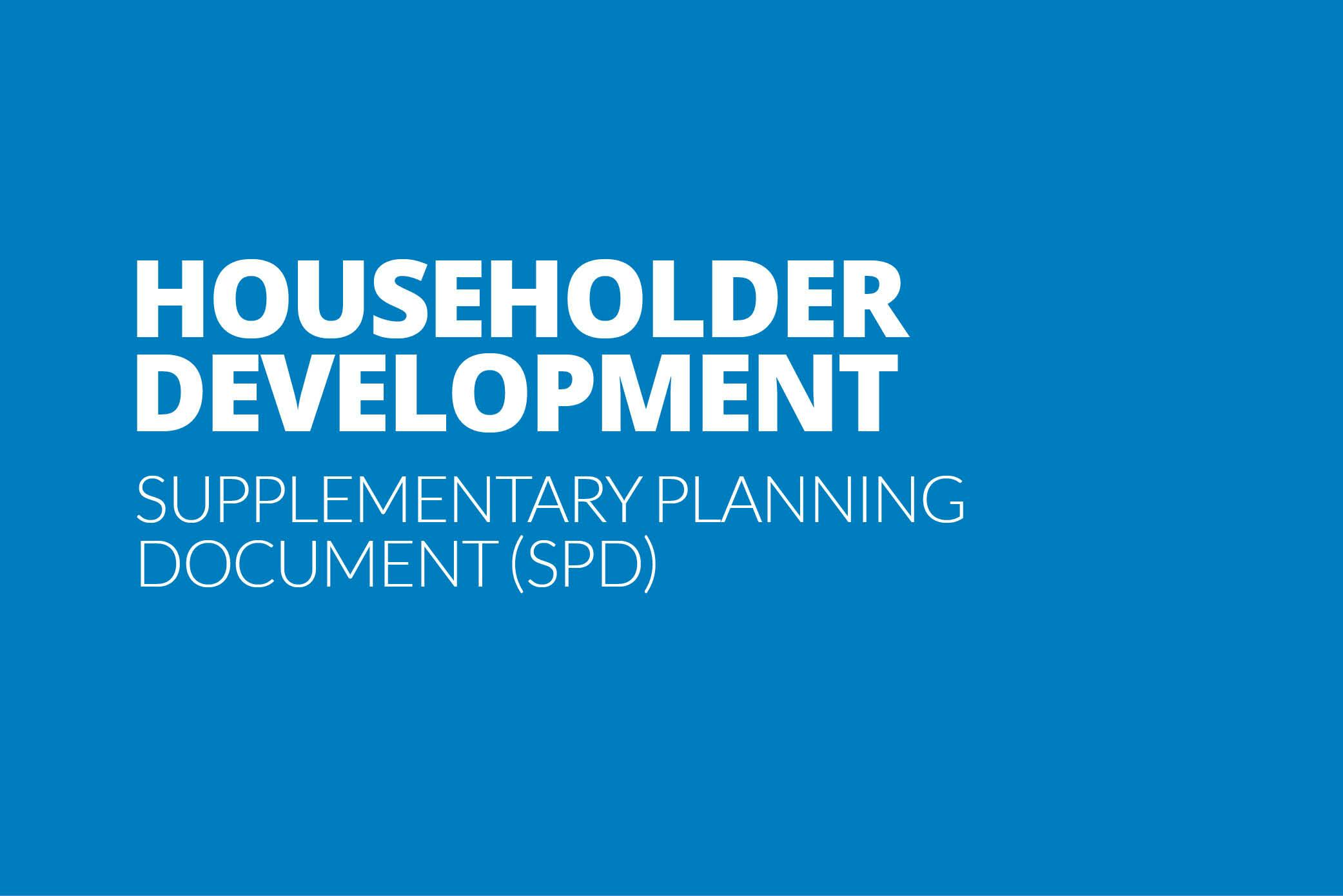 Householder Development Text in a Graphic
