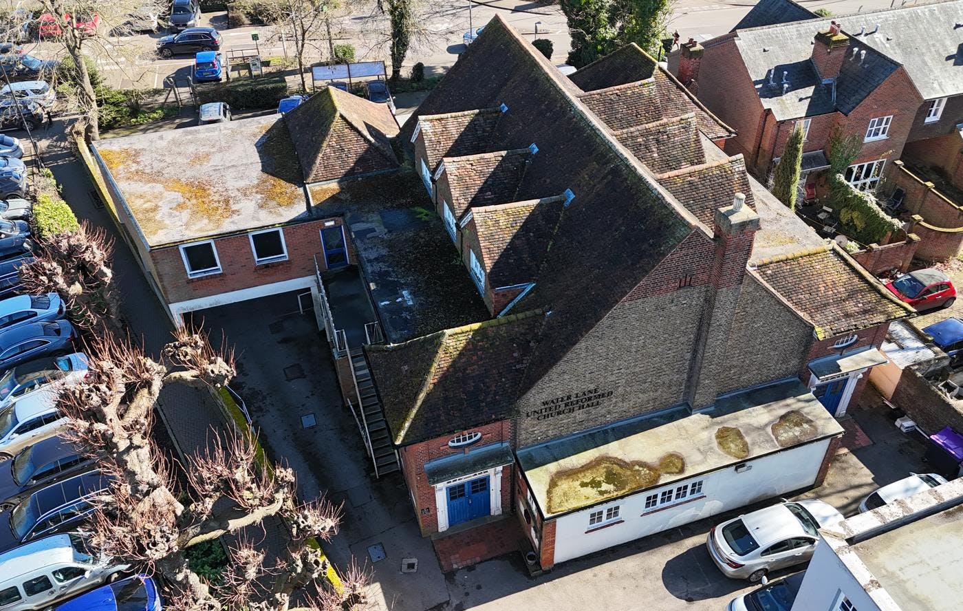 Water Lane Hall, external