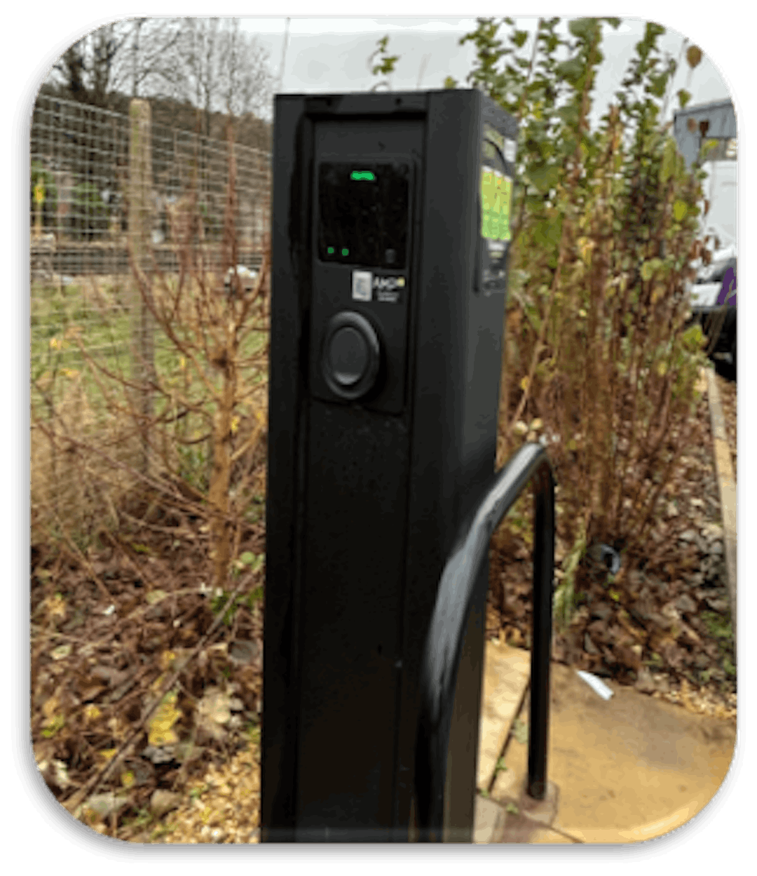 An Electric Vehicle Charging Point