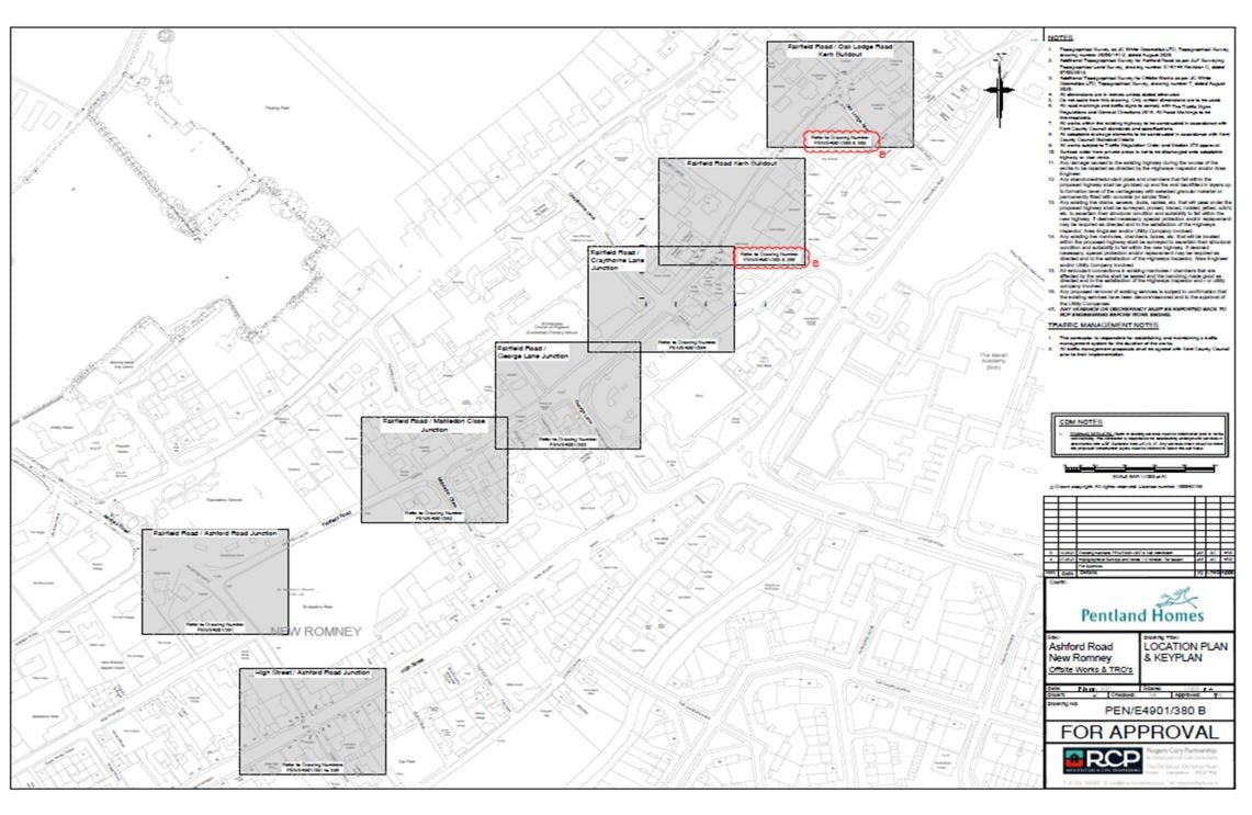 Scheme plan - Fairfield Road