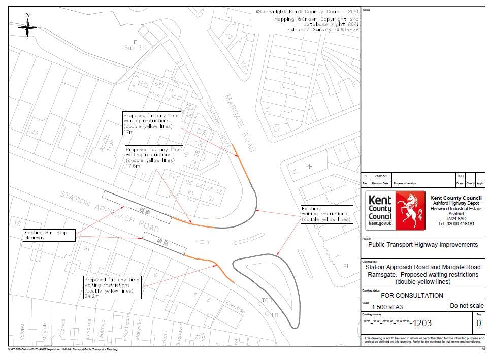 Scheme plan - Station Approach Road