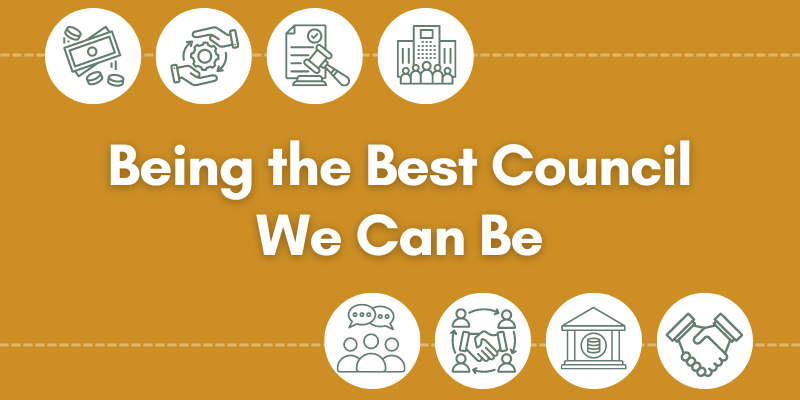 Being the Best Council We Can Be
