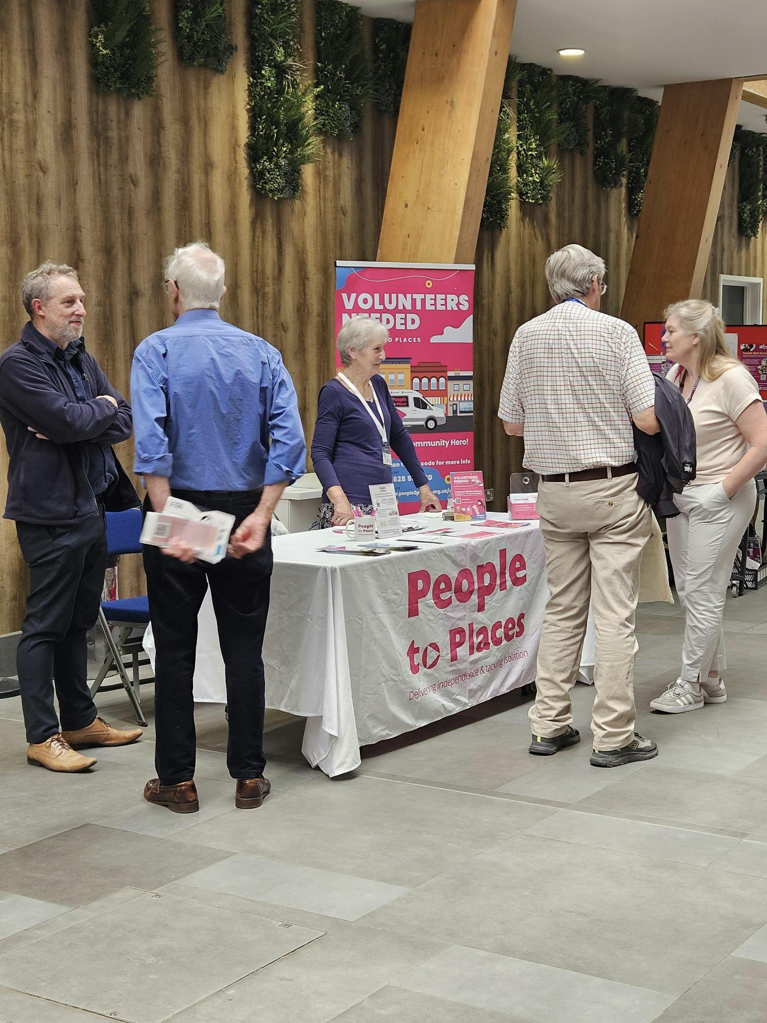 People to Places attended our Braywick event. If you, or someone you care for, has mobility needs and require help with transport they may be able to help.