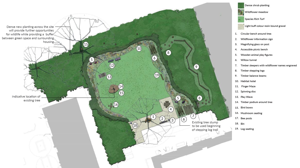 Area 3 - Wildflower Meadow - Design Options