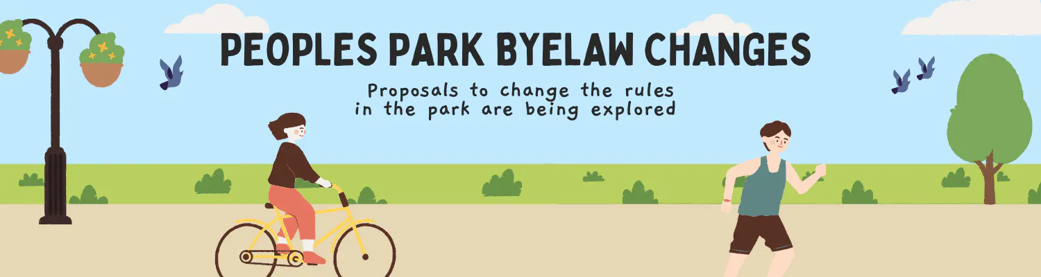Peoples Park Byelaw Changes Banner