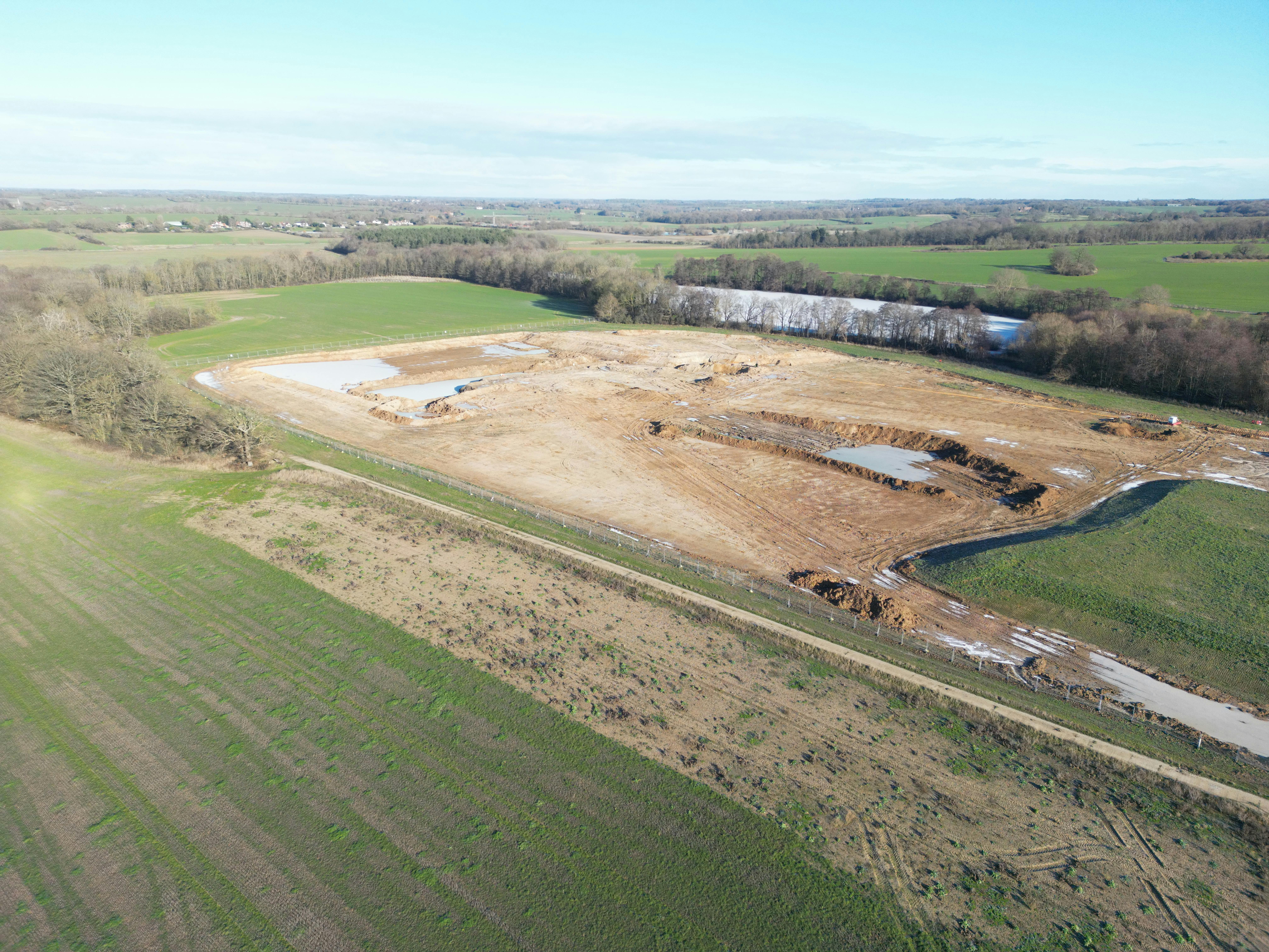 27. Aerial view of the Borrow Pit where clay is being sourced - 04.01.2026.JPG