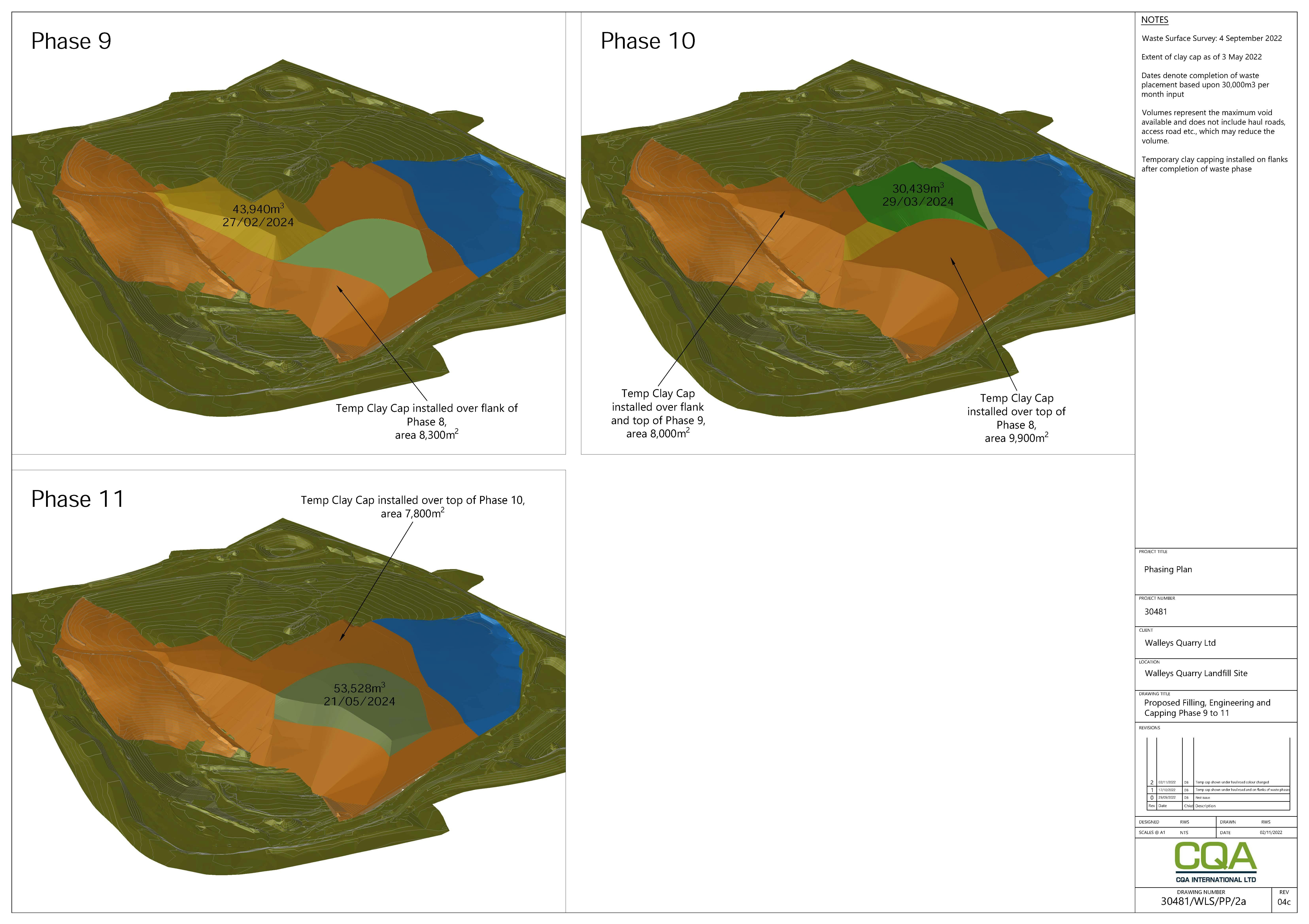 Capping and Phasing plan Nov 2022 - Phase 9 - 11