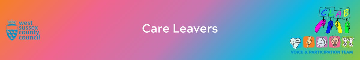 Voice and participation team Carer Leavers banner