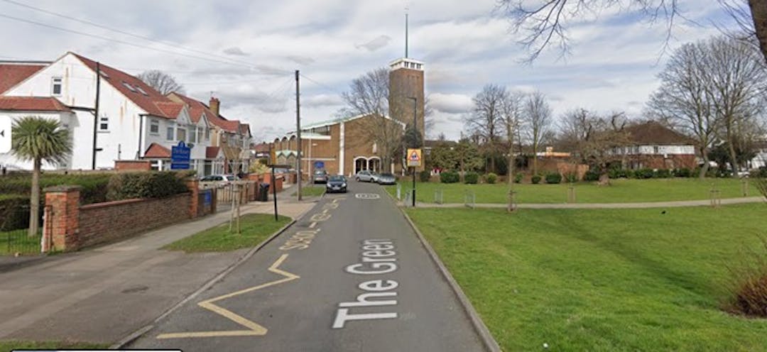 A map of Hounslow showing the area the School Street covers: Selbourne Avenue, Packham Mews and Pears Road up to James Street