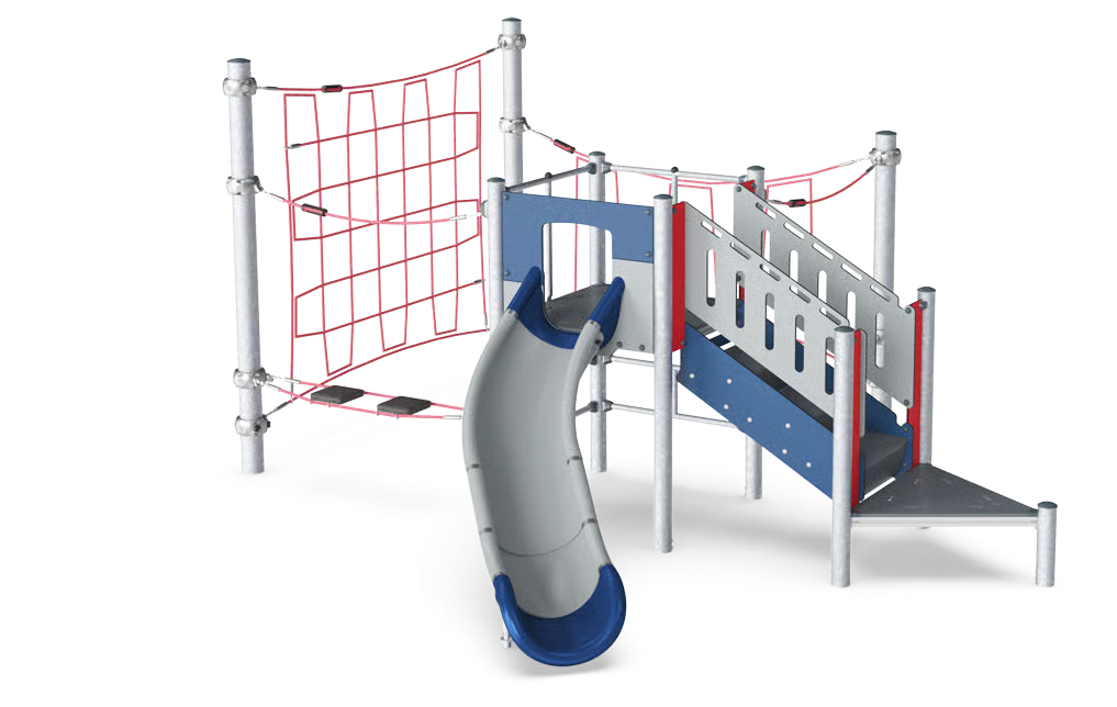 Multi-Play Unit - A single, large unit offering a range of play activities