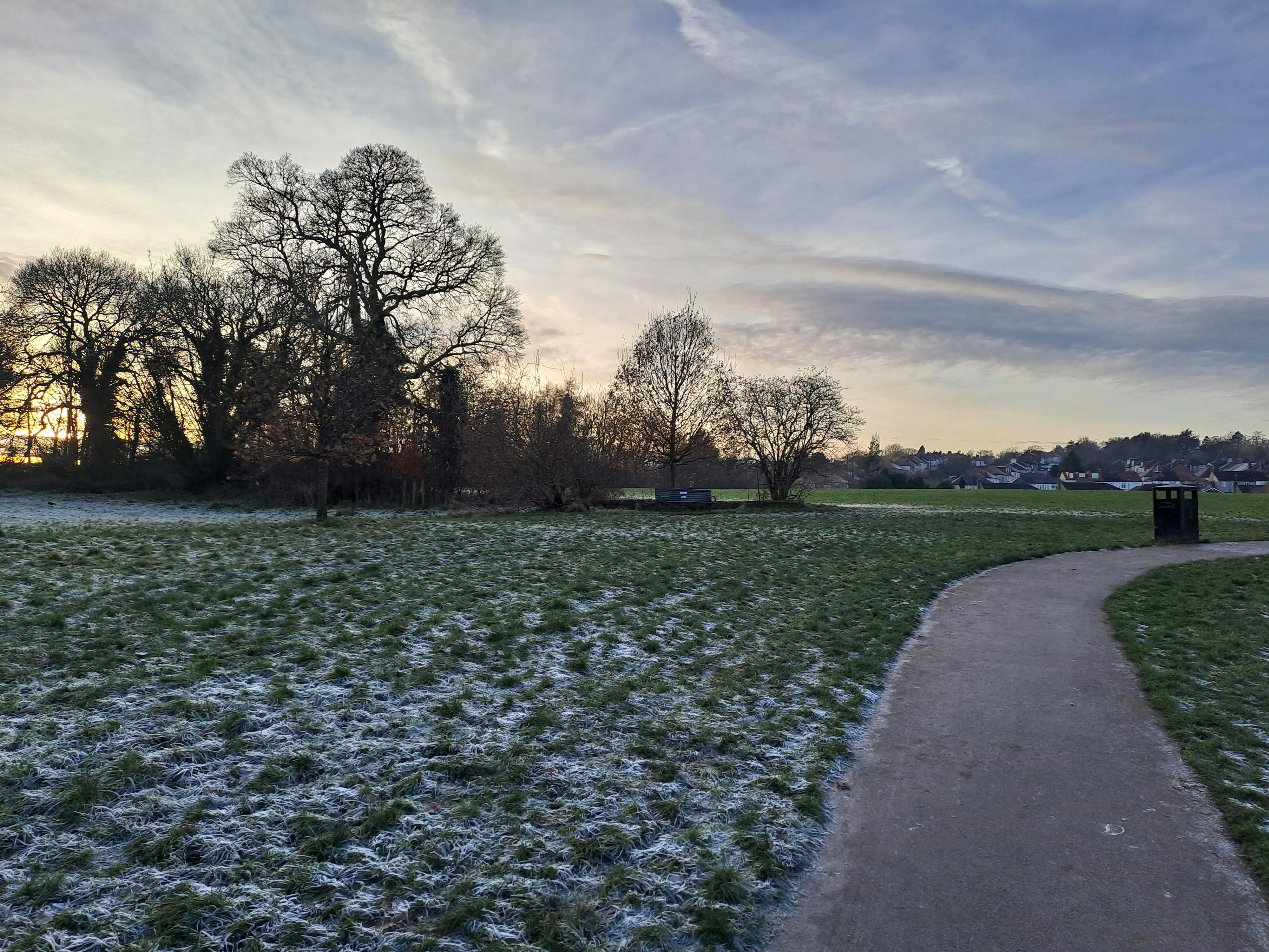 New path built in 2020 to connect St Oswalds Way with footpath around Mercia School Pitch