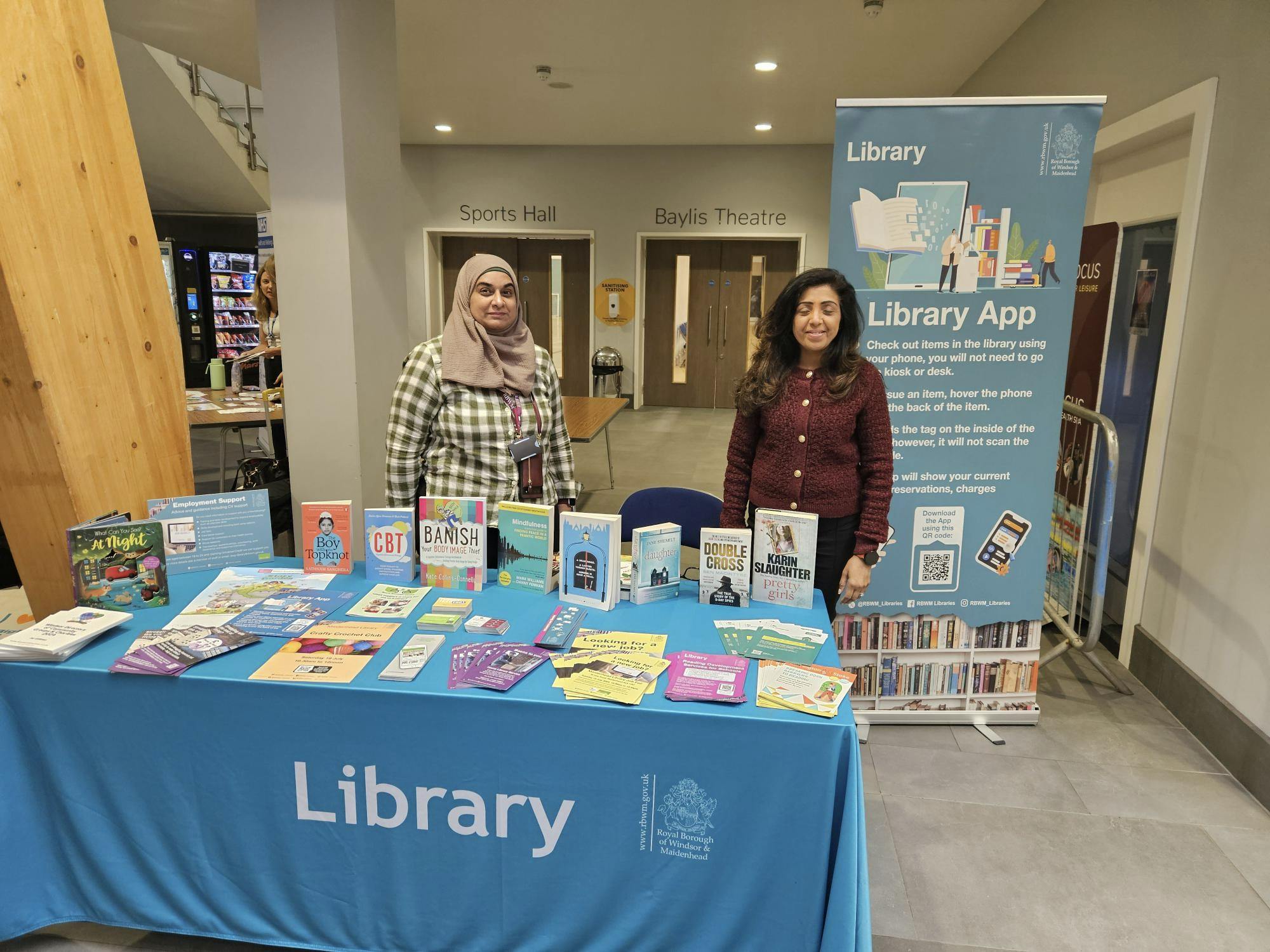 The Library Team at Braywick - the libraries provide a range of services including signposting to information and advice, help with getting online, and accessing support such as our Home Library Service.