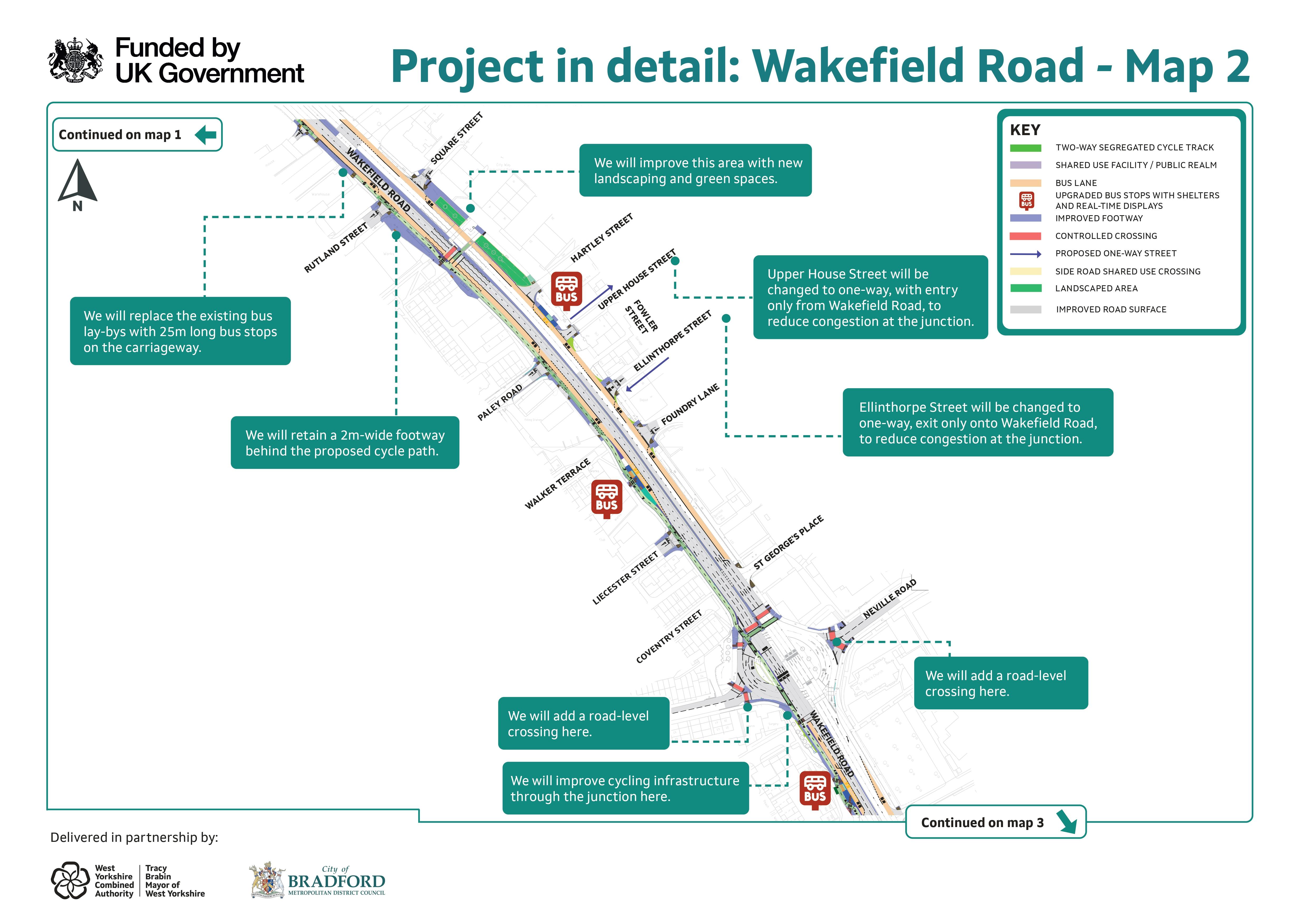 Wakefield Road Map 2
