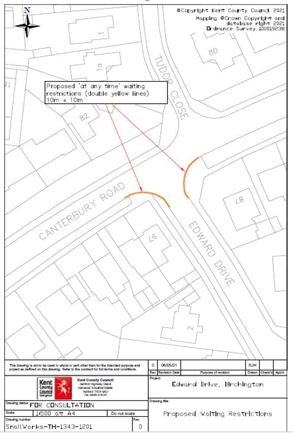 Scheme plan - Canterbury Road