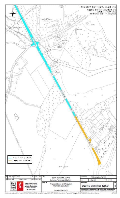 Scheme plan 1 - Seven Mile Lane