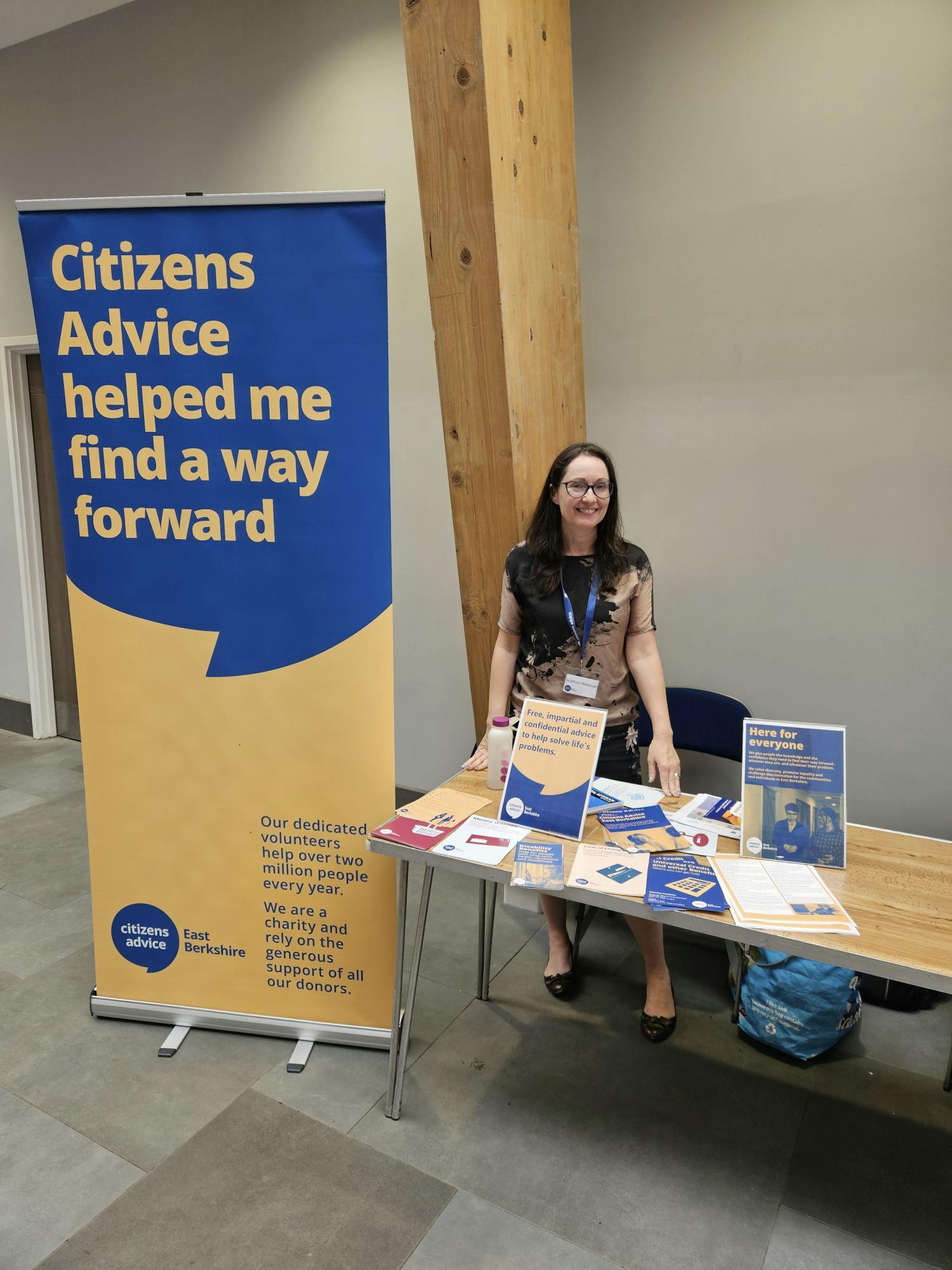 Citizens Advice were on hand at Braywick to talk about the range of support and advice they can provide, including information regarding legal issues, finance, housing, employments and benefits.