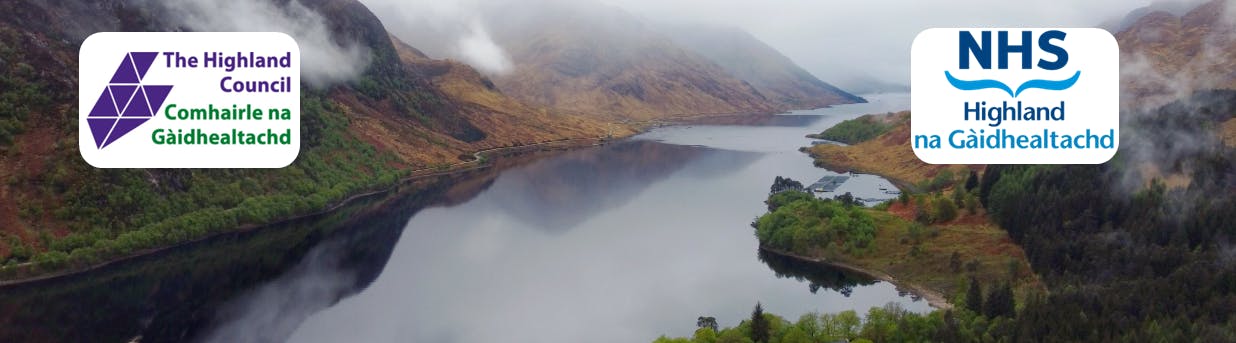 Ariel view of Glenfinnan