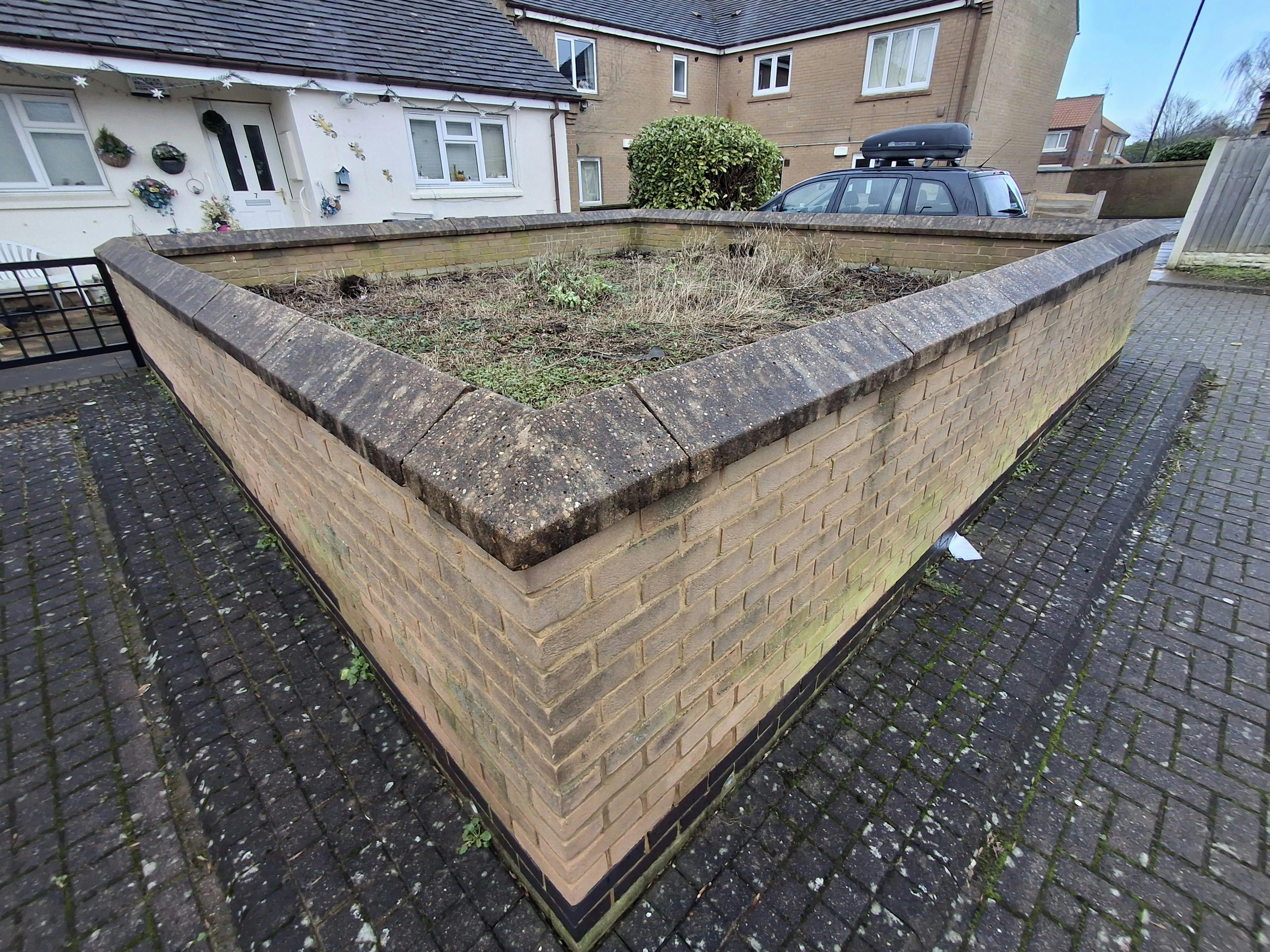Flower Bed Improvement- Before 
