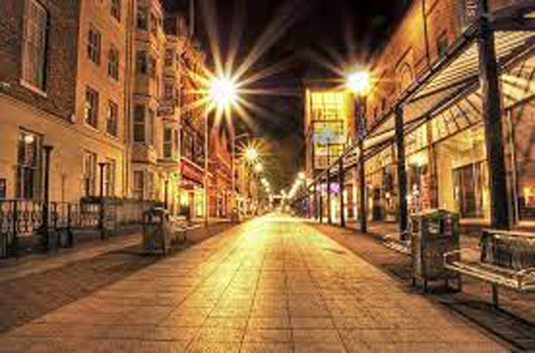 Southend City Centre at night