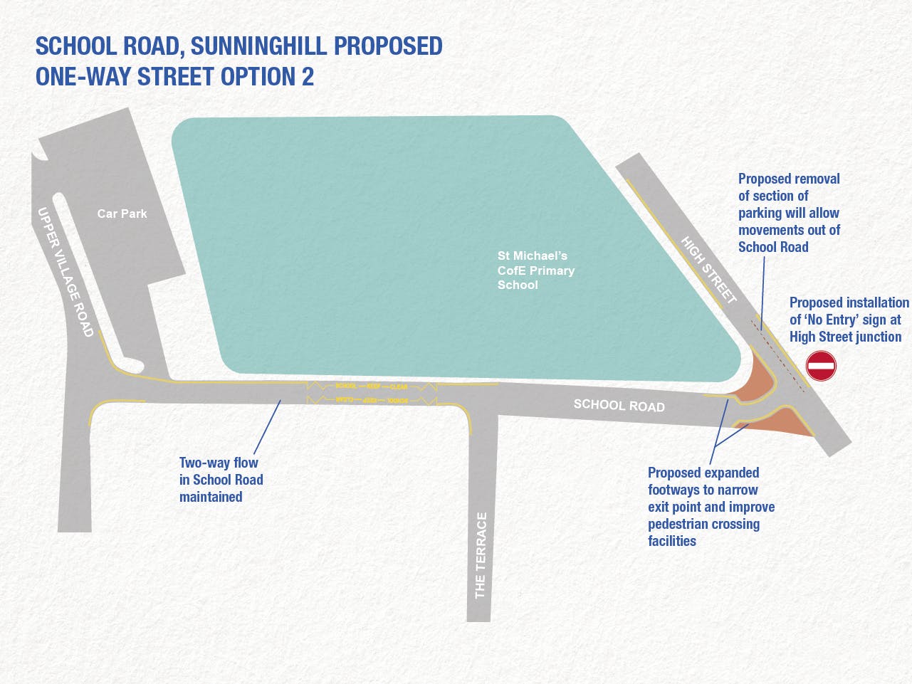 11.School Road Sunninghill proposed one-way street.png