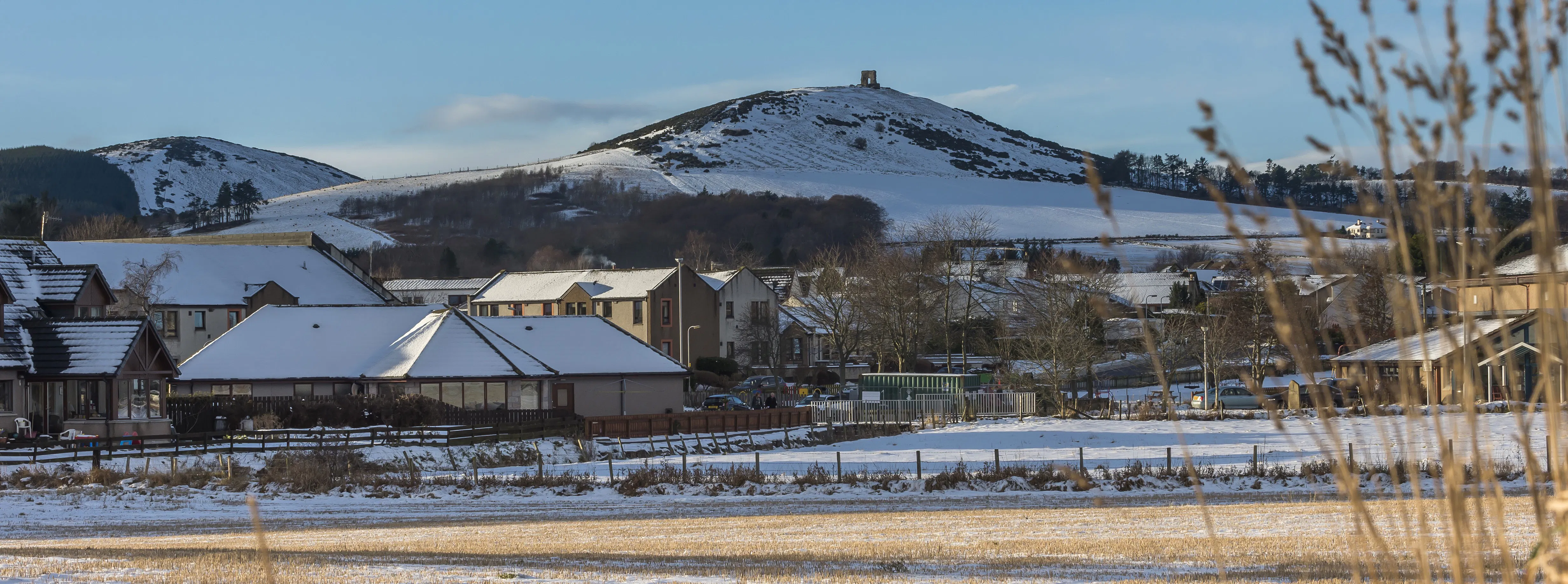 View of Hill of Dunnideer near Insch